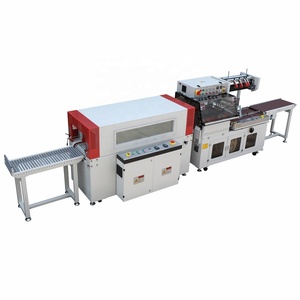 KUKO SF-400LA+SF-5030LG automatic napkin heat shrink tunnel wrap packing machine