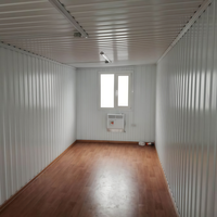 Maison conteneur moderne en kit, unité modulaire préfabriquée directement de l'usine avec structure en acier galvanisé pour bureau, hôtel, camping