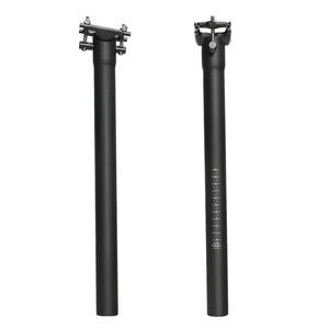 Poste de asiento de carbono completo 27,2/30,8/31,6 3K brillo/camino mate y sillín bicileta <span class=keywords><strong>MTB</strong></span> poste de asiento súper ligero 160g sin logotipo - Product Image 1