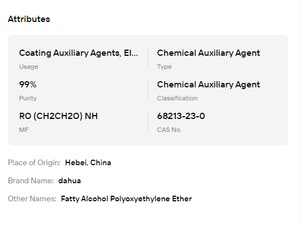 AEO-9, Surfactante No Iónico, Éter de Polioxietileno de Alcohol Graso, Agente Auxiliar Químico para Cosméticos, 99% de Pureza - Product Image 6