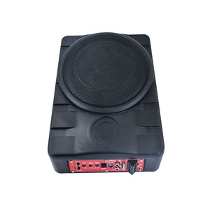 8 Inch Ultra Thin <b>Car</b> Subwoofer 4 Ohm 93db Sensitivity Aluminum Alloy Built-in <b>Amplifier</b> Universal Fit - Product Image 1
