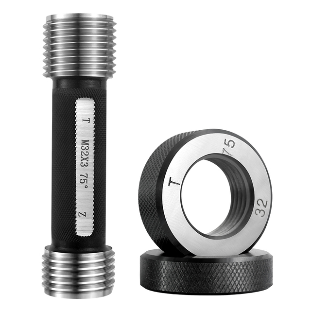 High Precision 6H 7H Measuring Gauge Metric M1-300 Go NoGo Thread Plug Gauge