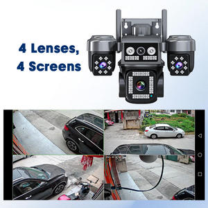 Caméra <span class=keywords><strong>de</strong></span> sécurité domestique extérieure PTZ 8MP CMOS cylindrique IP66, 4G, 4 objectifs, couleur intégrale, H.265+, détection <span class=keywords><strong>de</strong></span> mouvement - Product Image 6