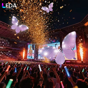 LEDA <span class=keywords><strong>Farfalle</strong></span> LED Volanti con Ali Pieghevoli e Telecomando, Accessori Romantici per Matrimoni ed Eventi - Product Image 5