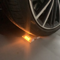 Borne routière LED solaire étanche pour extérieur, réfléchissante
