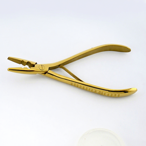 Herramienta al por mayor de 2 orificios para extensiones de cabello, alicates con resorte para crimpado y extracción de microperlas - Product Image 1