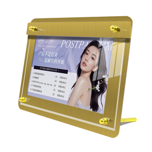 Estante de exhibición de menú de escritorio, <span class=keywords><strong>restaurante</strong></span>, cancelación, tarjeta de menú, precio, folleto, póster, estante, accesorios para bebidas - Product Image 4