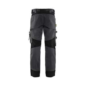 BLAKLADER - 155618609699C150 Pantalones sin bolsillos para uñas Gris medio/Negro-PANTALÓN DE TRABAJO EAN 7330509764763 PANTALONES DE TRABAJO DE CARGO - Product Image 2