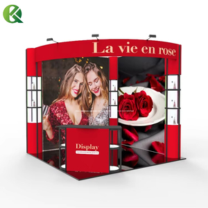 Tùy Chỉnh 10x20ft Nhôm Không Khung Seg Xách Tay LED Backlit Ánh Sáng Hộp Tái Sử Dụng Triển Llãm Thương Mại Gian Hàng Quảng Cáo Ánh Sáng Hộp - Product Image 6