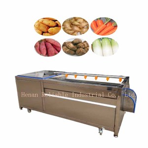 Điện thép không gỉ gốc Rau Trái Cây bàn chải con lăn <span class=keywords><strong>Peeler</strong></span> hiệu quả cao sắn khoai tây làm sạch máy lột - Product Image 5