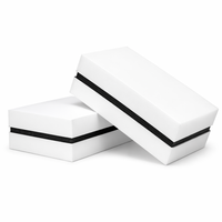 Boîte cadeau rigide personnalisée avec insert en EVA moulé floqué, revêtement UV pour cosmétiques, parfums, huiles, bougies et cadeaux de fêtes, impression de logo