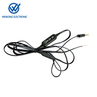 Interrupteur de contrôle de température à trois réglages de chauffage, protection IP54, isolation TPE pour domotique, câble plat 5V 12V H/M/L