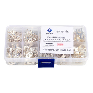 Chkl Lug <b>Terminals</b> Pure Copper OT UT 320 Pieces Clear Plastic Box Electrical Engineering - Product Image 1