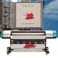 Impresora de Inyección de Tinta Ecológica Automática de Alta Calidad con Cabezal de Impresión I3200 de 1800 mm de Ancho para Impresión de Tarjetas, Vinilos y Etiquetas