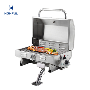 Homful biển có thể điều chỉnh thuyền nướng nghiêng khung gắn BBQ bếp Propane nướng phụ kiện thuyền nướng gas cho thuyền - Product Image 1