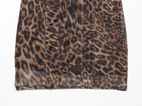 TAOP&ZA Nouvelle Collection Été 2026 Robe Courte Ajustée à Bretelles Imprimé Léopard Col Rond pour Femme 5039407