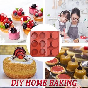 6-Holes Eco-Friendly <b>Heat</b> Resistant Silicone Baking Mold Home DIY Baking Tool for Desserts Cookies Mini Cakes Chocolate Jelly - Product Image 6