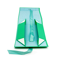 Caja de Cartón de Lujo para Calzado de Alta Gama con Logotipo Personalizado y Cierre Magnético Rígido Plegable