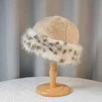 Gorro de esquí de piel sintética ruso grueso y esponjoso para mujer, gorro de invierno para exteriores, gorro nuevo, gorro de piel sintética, gorros
