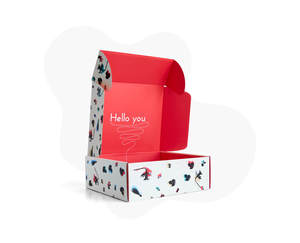 Custom Foldable Clothes Eyelash Underwear Pink Mailing Gift Packaging Cardboard <b>Shipping</b> Mailer <b>Boxes</b> With Tear Strip - Product Image 2