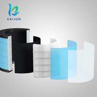 Filter HEPA Karbon Aktif KAIJUN Serat Sintetis untuk Pembersih Udara AROEVE, Kompatibel dengan AROEVE MK08W MK09W
