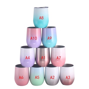 Vaso de Vino de Acero Inoxidable de Doble Pared con Aislamiento al Vacío de 12 oz, Personalizado de Fábrica, con Pajita y Tapa, Ecológico para el Regreso a Clases - Product Image 5