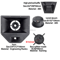 Haut-parleur professionnel à matrice linéaire, accessoires de cornet pour haut-parleur à matrice linéaire haute puissance, cornet à matrice linéaire 334*312*166mm