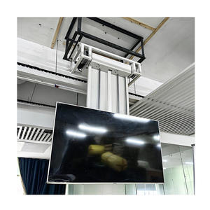 تصميم جديد من JGST مقاس 32-65 بوصة مزود بمحرك عن بعد ومسقط لأسفل تلفزيون سقف مثبت على رافعة تلسكوبية للشقق المسرح المنزلي الفاخر - Product Image 4