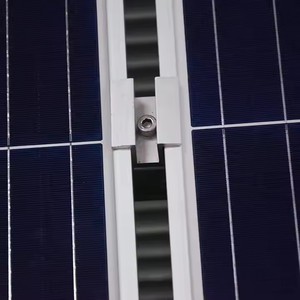 Pince centrale fixe en aluminium Pince de montage solaire Pince centrale solaire - Product Image 4