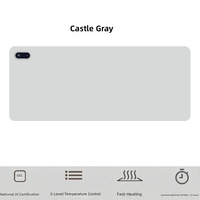 Tapis de souris chauffant réglable avec protection contre la surchauffe, imperméable, pour l'hiver, bureau, chaleur, cuir, lavable, maison