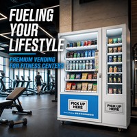 Distributeur de boissons grande capacité avec plusieurs modes de paiement pour centres commerciaux et bureaux