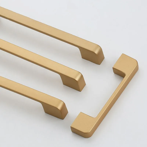 European Matte Gold Adjustable Stainless Steel Modern Furniture <b>Door</b> <b>Handles</b> Kitchen Cabinet <b>Handles</b> <b>Cupboard</b> Pulls Drawer Knobs - Product Image 3