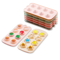 Vente chaude boisson d'été polyvalent gelée congélateur silicone chocolat 3D bricolage crème glacée grille de glace