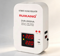 Stabilisateur de tension monophasé mural Ruikang 220V pour la protection des appareils électroménagers sur le marché africain