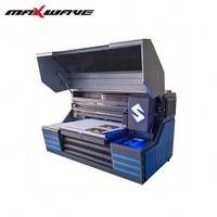 Harga Printer UV 50 * 40cm CMYK Lc Lm Warna Putih Lacquer Hybrid Digital untuk Casing Ponsel Mini Printer UV LED Flatbed