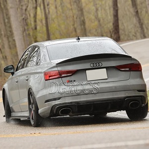 สปอยเลอร์หลังคาร์บอนไฟเบอร์สำหรับตกแต่งภายนอกรถยนต์ A3 S3 RS3 8V Luxury Sedan ปี 2013-2020 - Product Image 2
