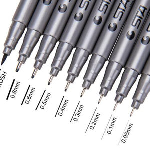 STA Fine ligne <span class=keywords><strong>dessin</strong></span> Pigment Liner encre <span class=keywords><strong>crayon</strong></span> calligraphie arabe décor à la maison stylo avec pointe en <span class=keywords><strong>feutre</strong></span> pour croquis et marquage d'art - Product Image 2