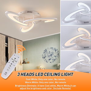 Deutsches Lager: Weiße Aufputz-Deckenleuchte, Nordische LED-Innenleuchte für Apartments und Lofts - Product Image 3