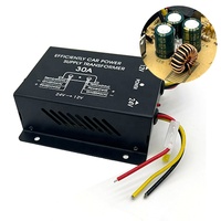 Convertidor de potencia de coche de salida única de alta calidad 30A DC 24V a DC 12V transformador reductor nueva condición