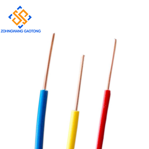 Fil de cuivre pur 99,99% Câble <span class=keywords><strong>électrique</strong></span> Câble BV Fil de cuivre <span class=keywords><strong>électrique</strong></span> 1,0 mm Prix du câble par mètre - Product Image 1