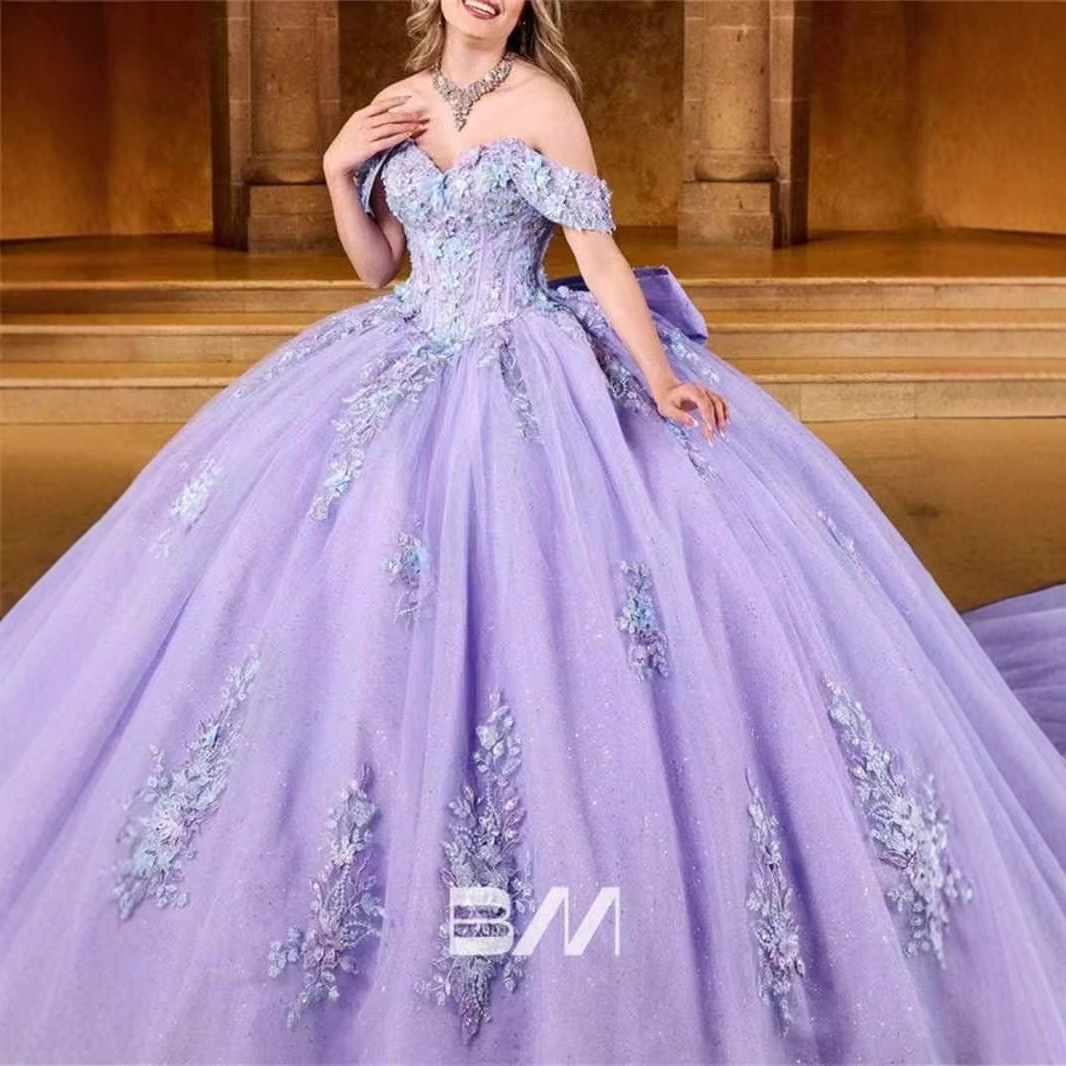 purple dresses for 15 Lavender Quinceanera Sweet 16 XV Birthday Princess Party Ball Gowns Purple Quinceaera Dresses | Order
