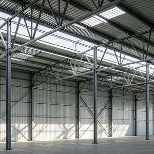 Structure portique préfabriquée en acier économique pour entrepôt industriel léger et hangar de stockage - Product Image 6