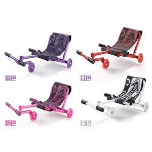 Wave Roller <b>Kids</b> <b>Pedal</b> <b>Go</b> <b>Kart</b> Blue Steel Frame PU Wheels Outdoor Ride On Toy For Children Age 3+ - Product Image 3
