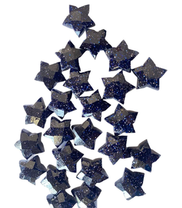 Piedra de Sol Azul Natural Facetada en Forma de Estrella, Gema Briolette para Joyería, Anillo, Colgante, Pulsera, Collar, Ojo de Gato, Marca AMARA - Product Image 3