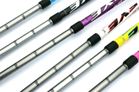 Alüminyum ve Karbon Fiber Teleskopik Kayak Batonları, Hafif 180-250g ve Ayarlanabilir Uzunluk 80-175cm