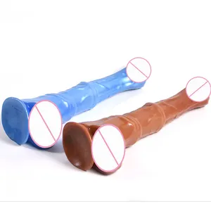 Grande Enorme Cavallo Dildo Realistico Tazza di Aspirazione Del Silicone Grande Dildo Giocattoli Del Sesso per la Donna