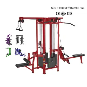 Commercial multi station function Training Smith Machine Gym Equipment Fitness 8 station multi gym POWER RACK