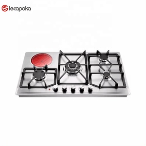 Gas <b>Stove</b> 5 Burner Gas Kitchen Induction <b>Stove</b> Hot Plate Wholesale Glass Cooker Hobs Built in From China-for Hotels Bur - Product Image 1