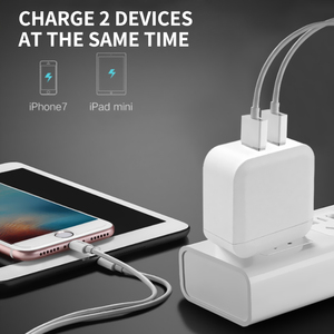 <span class=keywords><strong>Adaptador</strong></span> de pared para teléfono móvil, Cargador USB rápido de 5V y 4.8A - Product Image 4