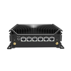 Routeur industriel de sécurité réseau mini pare-feu <span class=keywords><strong>Tik</strong></span>-<span class=keywords><strong>tok</strong></span> N100 N150 sans ventilateur avec 6 ports LAN 2.5G, 1 port DP + 1 port HD, compatible Pfsense OPNsense - Product Image 4